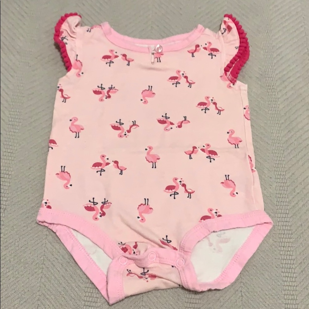 Pink flamingo bodysuit